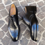 Handmade Full-Brogue Oxford Dress Shoes