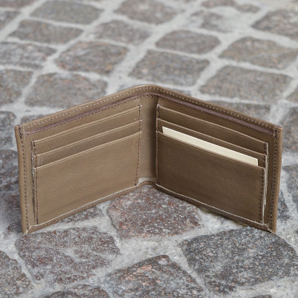 Roma Bifold Wallet Beige