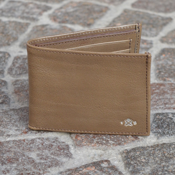 Roma Bifold Wallet Beige