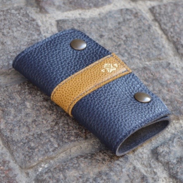DOORKEEPER KEY CASE - Blue & Olive