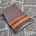 Brown & Ostrich Umbria Card Case, Open