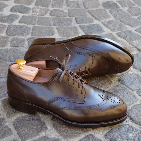 Brown Full-Brogue Derby