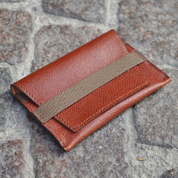 Rust & Beige Umbria Card Case