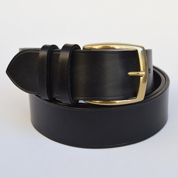 Black Casual Belt, 4cm
