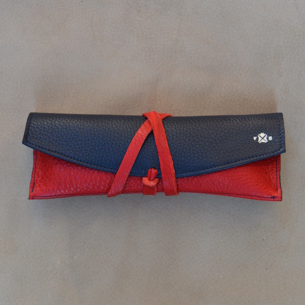TWO TONE WRAP CASES - Navy & Red