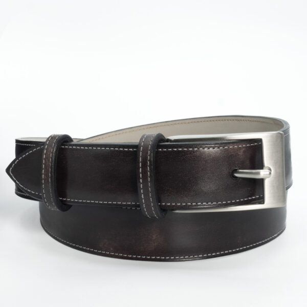 ROMA DRESS BELT, steel - 38 in