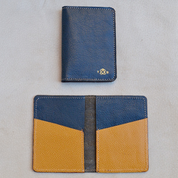 SLIM TRIESTE WALLETS - Midnight & Amber