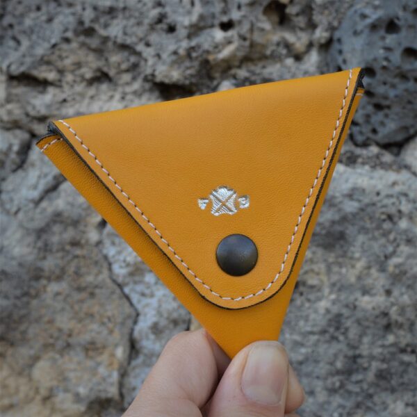 TRIANGLE COIN POUCH - Sunshine