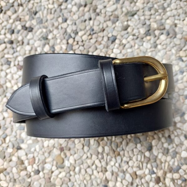 CASUAL BELT, black (3 cm wide) - 24 in