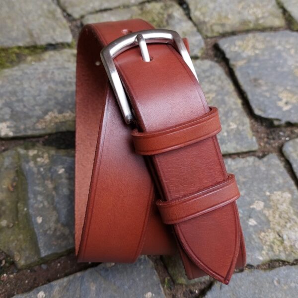 CASUAL BELT, brown (3.5 cm wide) - 50 in