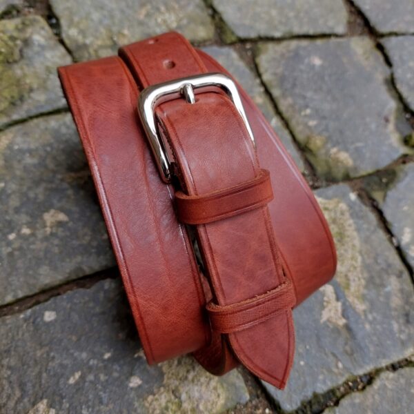 CASUAL BELT, brown (3 cm wide) - 44 in