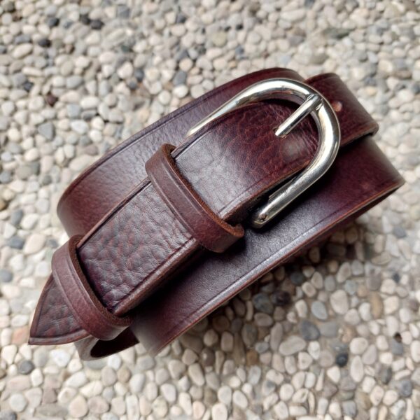 CASUAL BELT, coffee (3 cm wide) - 32 in