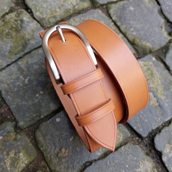 CASUAL BELT, tan (3.5 cm wide)