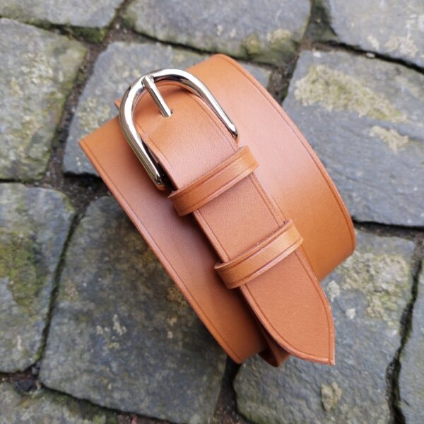 CASUAL BELT, tan (3 cm wide) - 28 in