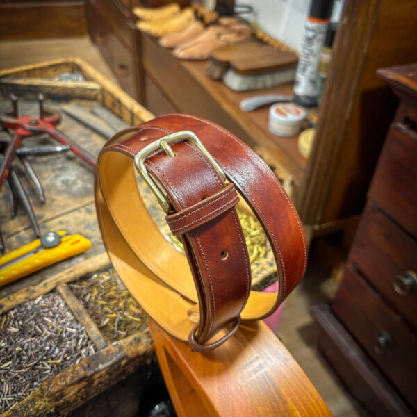 ROMA DRESS BELT, russet