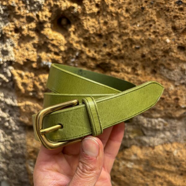 Casual Slim Belt – 2.5 cmVerdant Olive